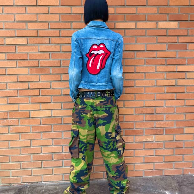 Rolling Stones BWappen Stud Denim Jacket