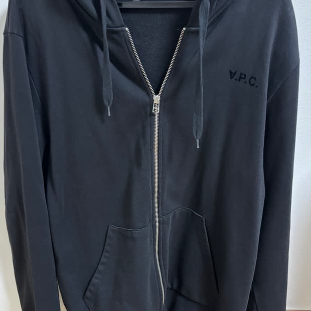 A.P.C 아페쎄 블랙 후드 집업