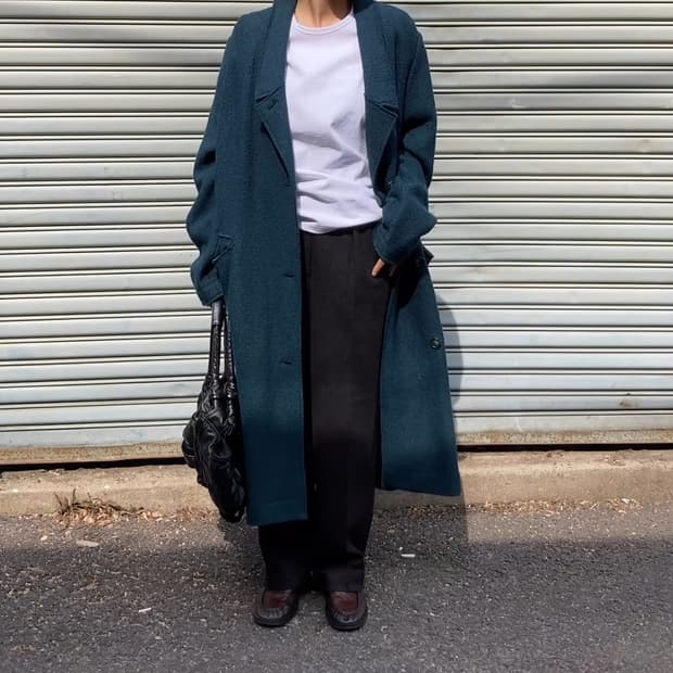 축융울 딥 틸그린 맥시코트