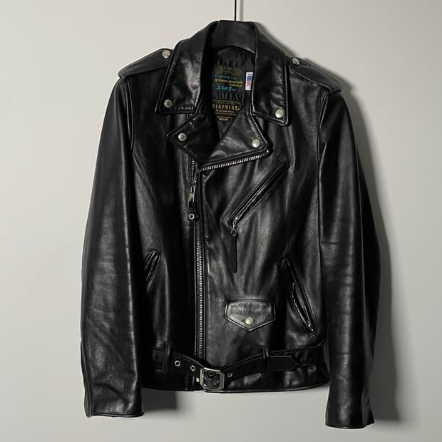 쇼트 X 디아프바인 626 리얼레더 라이더 자켓 (on.265)  