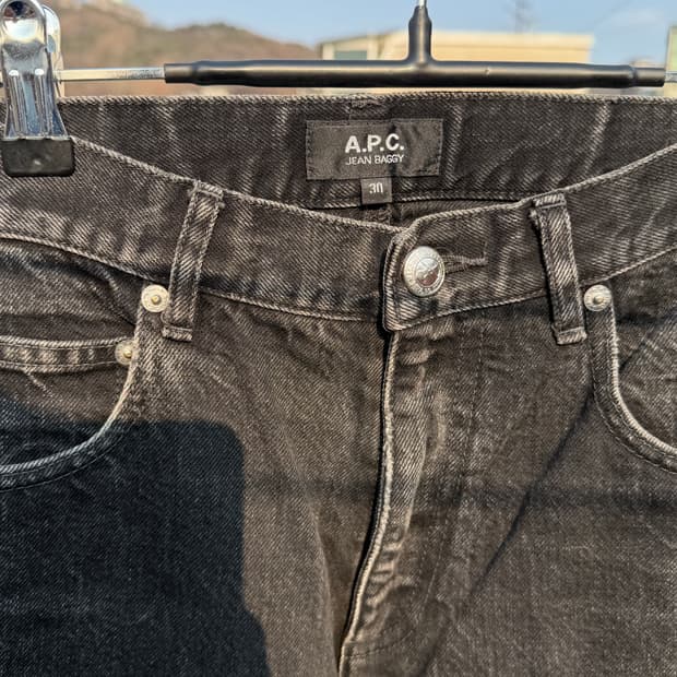 아페쎄 흑청 데님