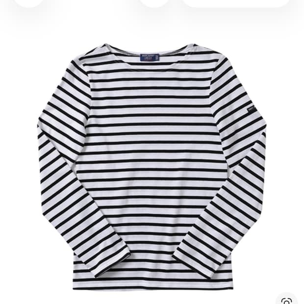 세인트 제임스 밍콰이어 모던 스트라이프 세일러 롱슬리브