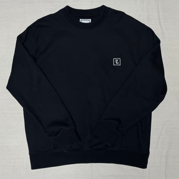 25년 구매) 우영미 백로고 맨투맨 [50]