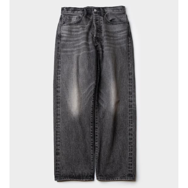 비헤비어 유니섹스 워싱 블랙 데님