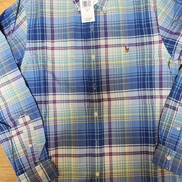 폴로 랄프로렌 체크셔츠 새상품