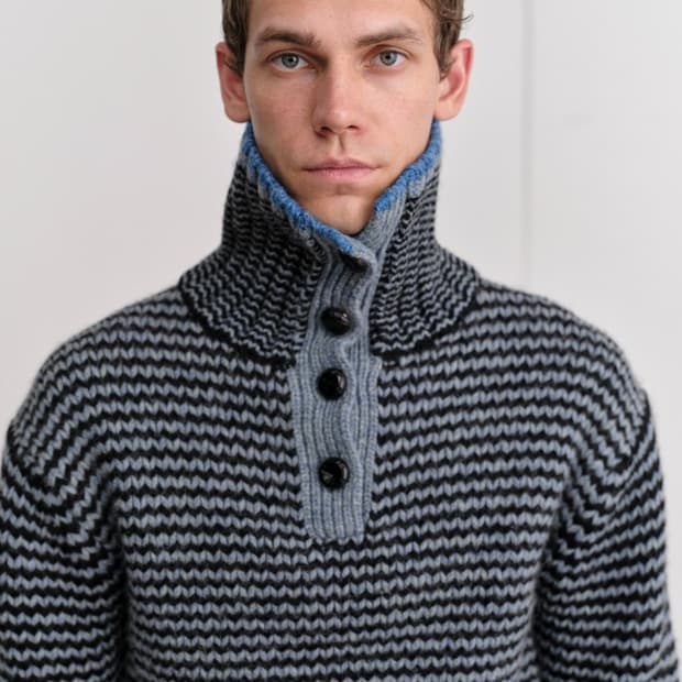 M) colorcolour aurora high neck knit