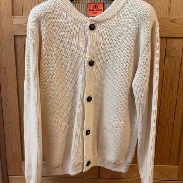 안데르센 안데르센 스키퍼 니트 가디건 아이보리 M