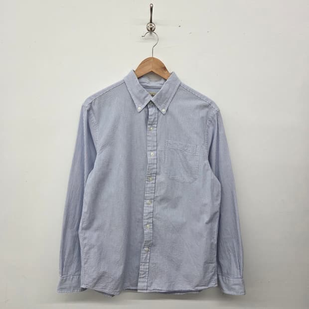 엘엘빈 llbean 스트라이프 긴팔 셔츠 남L