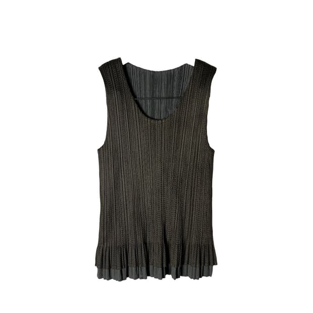 [Pleats Please] 플리츠플리즈 프릴레이어드 슬리브리스