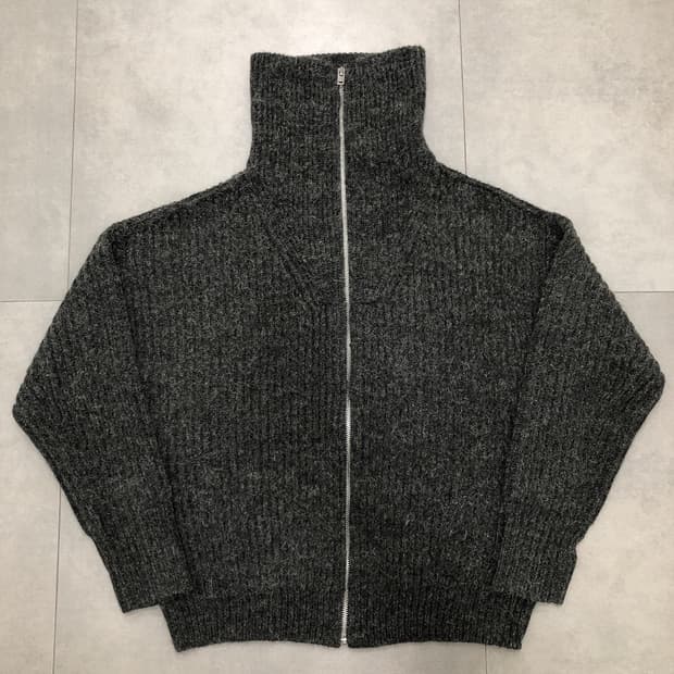 르메르 이태리 알파카 야크 집업 니트 스웨터 가디건 M