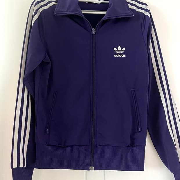 아디다스 파이어버드 트랙탑 퍼플 져지