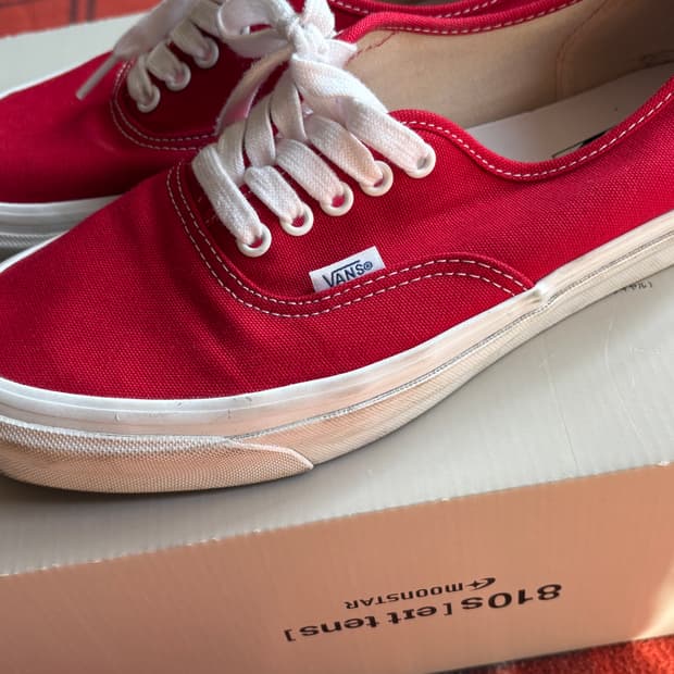 반스 어센틱 볼트 280 레드