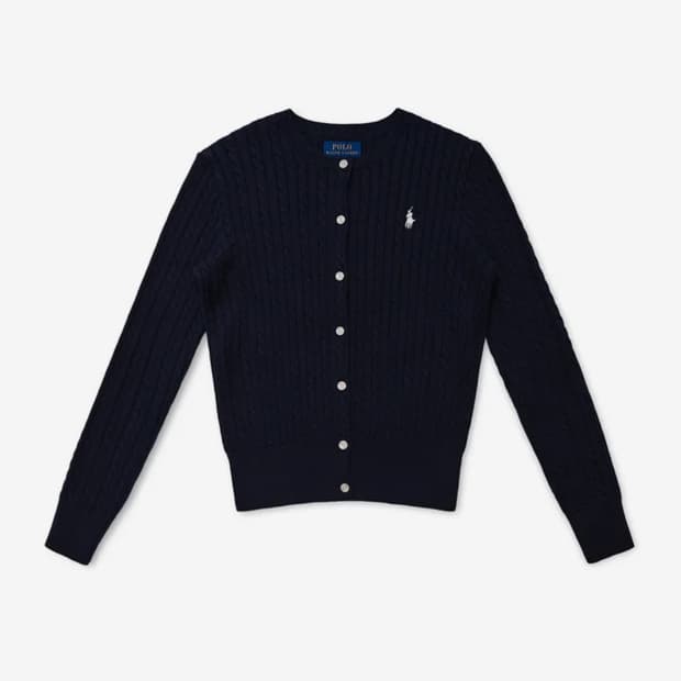 미착용 폴로 랄프 로렌 칠드런 가디건 XL