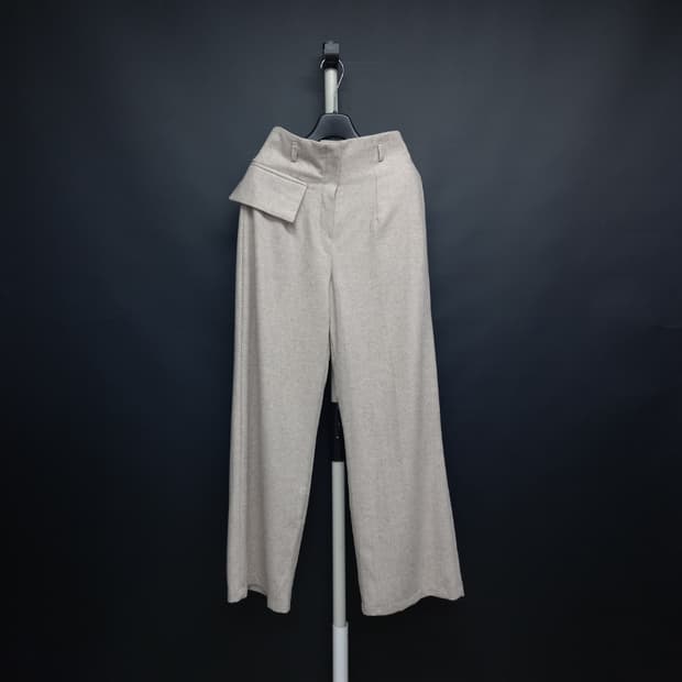 새 더블스텐다드 춘추동  하이웨스트 와이드핏 팬츠 44