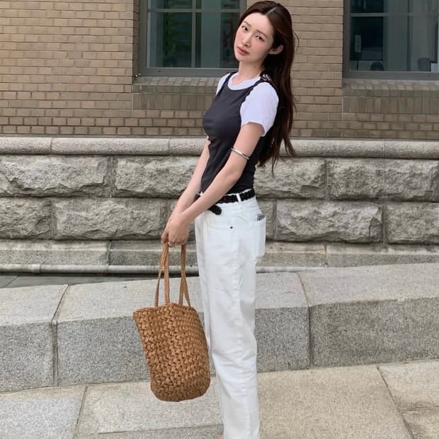 [36,37]팔로마울 Fernanda 도트 웨지 뮬/브라운