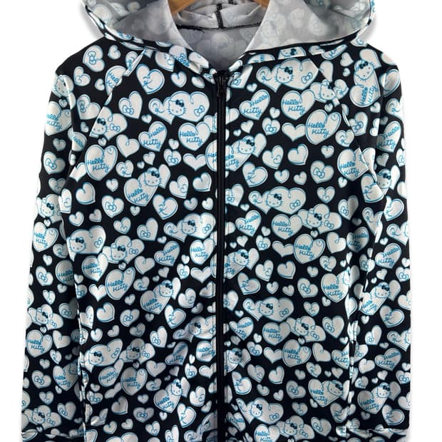 헬로키티 블루블랙 스위밍 집업2191