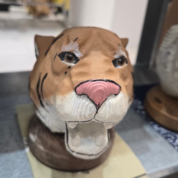 [Dulton] 우드 동물 오브제_호랑이