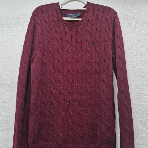 폴로 케이블 꽈배기 니트 / 95 (정품)