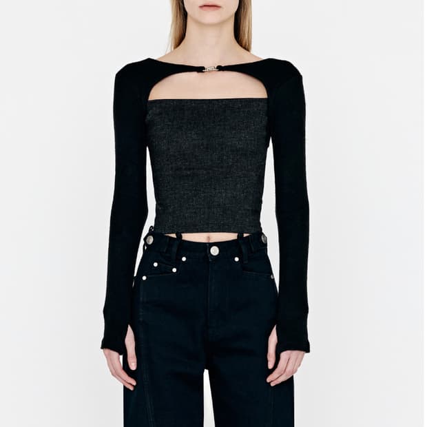 Yuse 볼레로 롱 슬리브