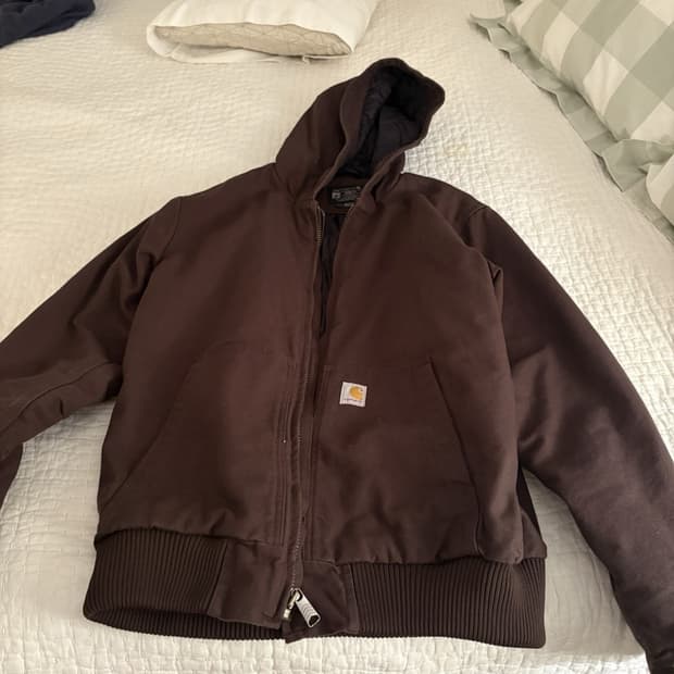 칼하트 J130 후드 자켓 다크브라운