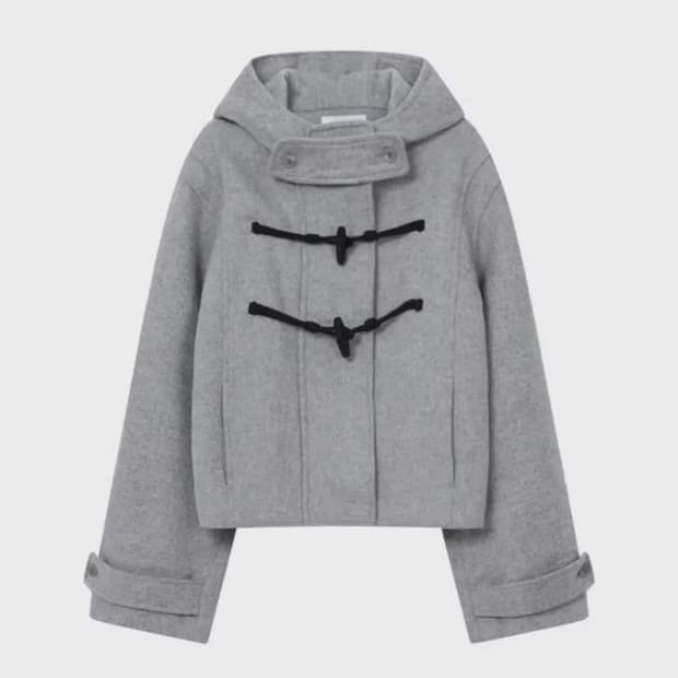 미세키서울 숏 떡볶이코트 gray