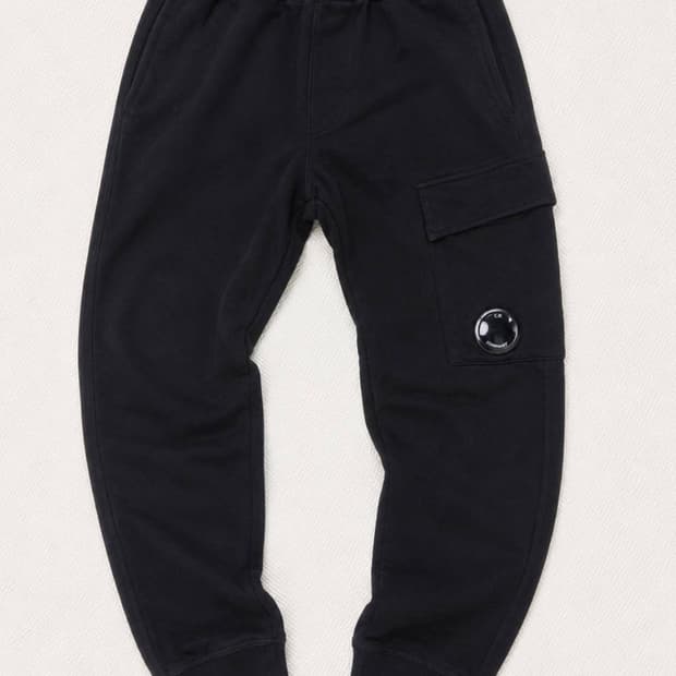 CP Company 씨피 컴퍼니 블랙 렌즈 트레이닝 조거팬츠