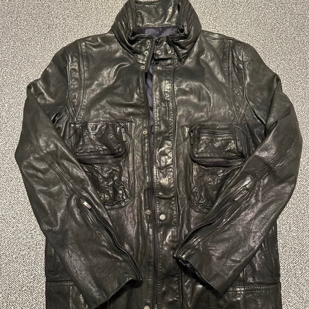 우영미 투포켓 양가죽 자켓 58(100)