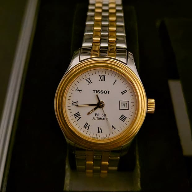 티쏘 오토매틱 빈티지 여성시계