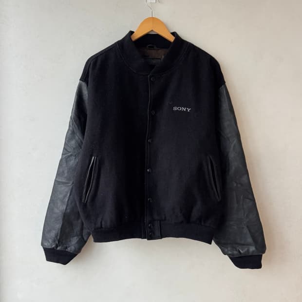 90s 골든베어 Sony 바시티 자켓