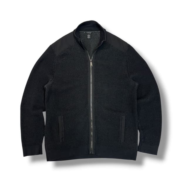 캘빈클라인 진스 모크넥 와플 니트 집업 (L)  