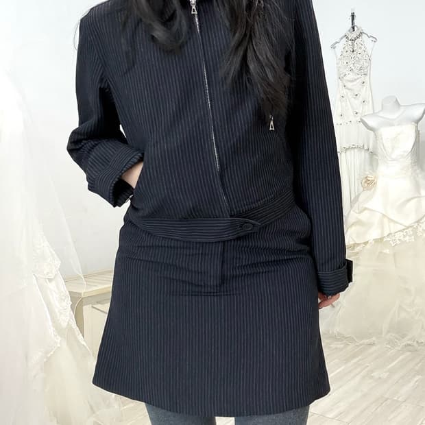 Calvin Klein Deep navy Stripe Set