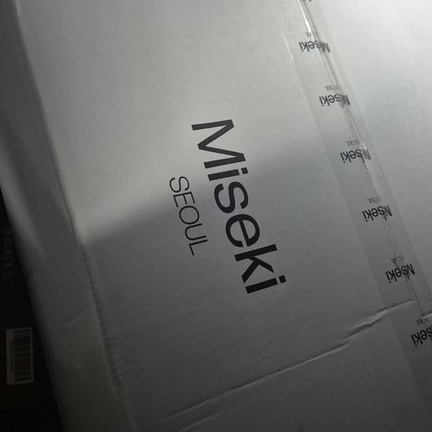 시착 안한 새삥 미세키 서울 코트