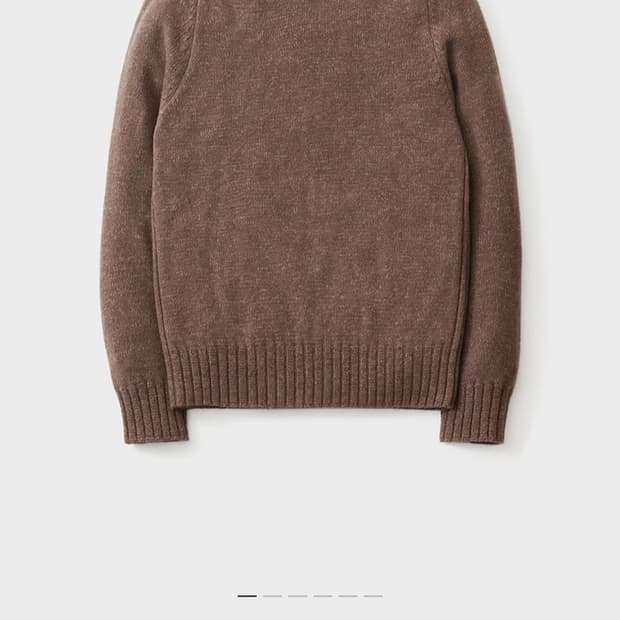 포터리 멜란지 크루넥니트(택비닐채 새상품급,5사이즈)