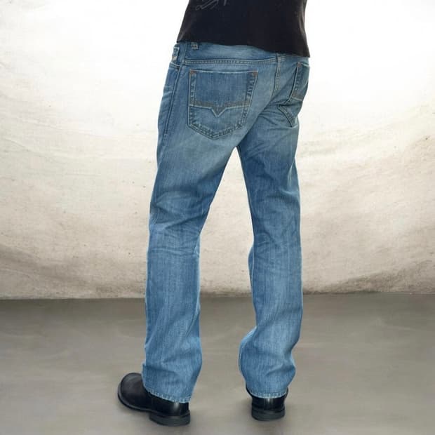 디젤 사파도 플레어 데님팬츠