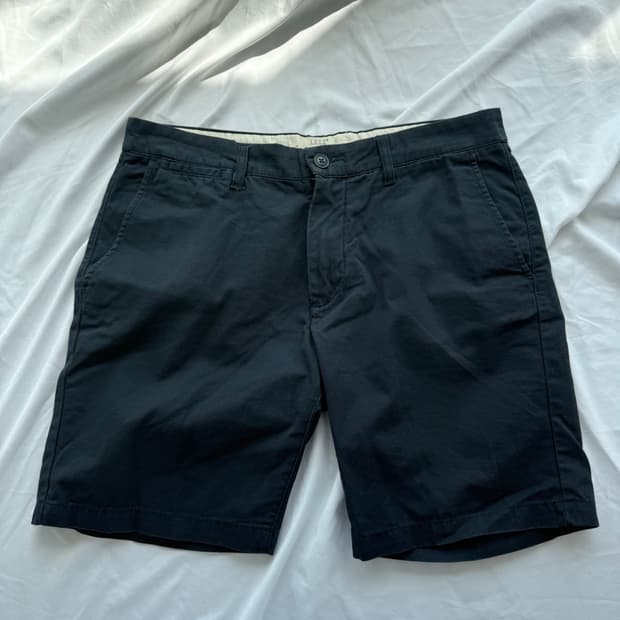 H&M LOGG 네이비 면 반바지