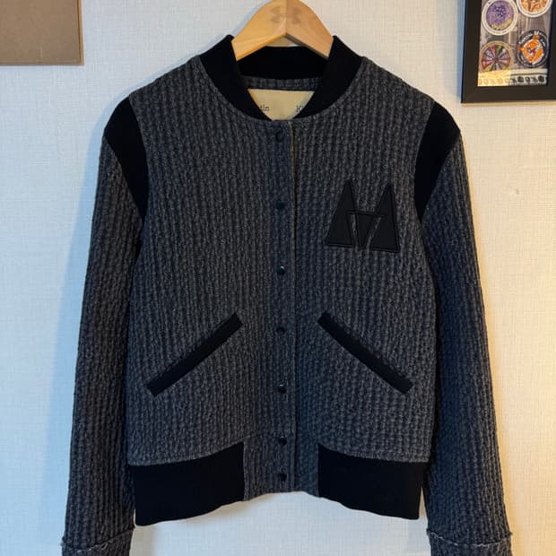 [F]마뗑킴 심볼 스타디움 점퍼 자켓