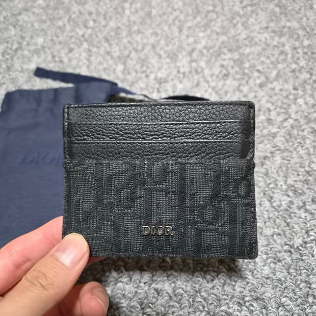 디올 오블리크 카드지갑