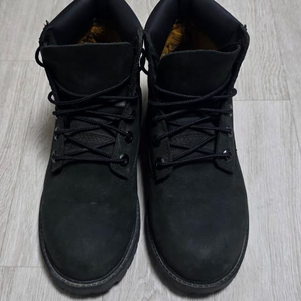 (220~225)팀버랜드 6인치 워터푸르프 블랙 여성부츠