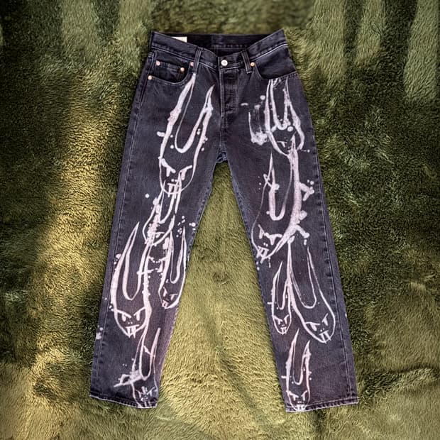 [W27] 리바이스 X 바비 페레이라 501 90s 데님 팬츠