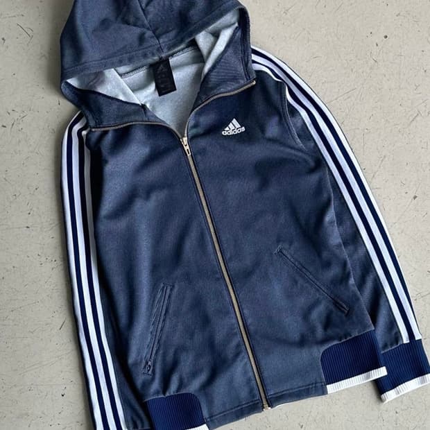 Adidas hood track jacket