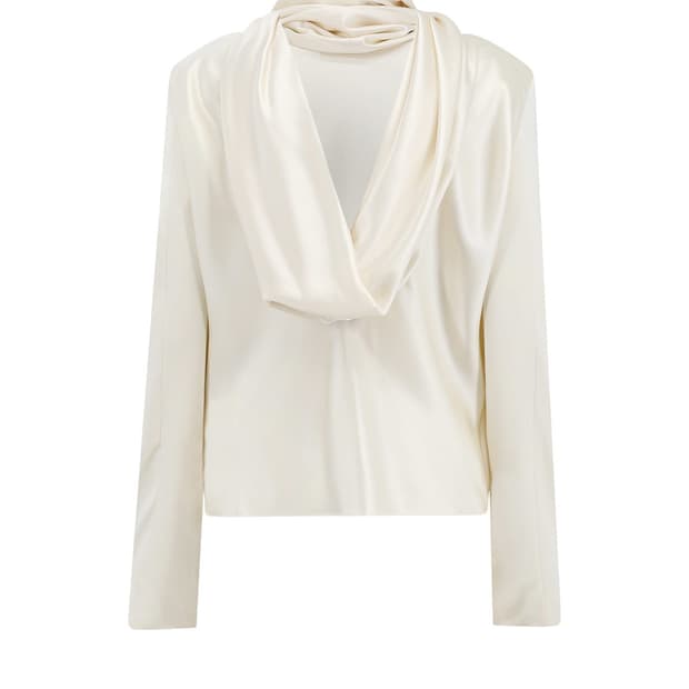 [블랙핑크 로제님 착용] 생로랑 23AW 실크 끄라페