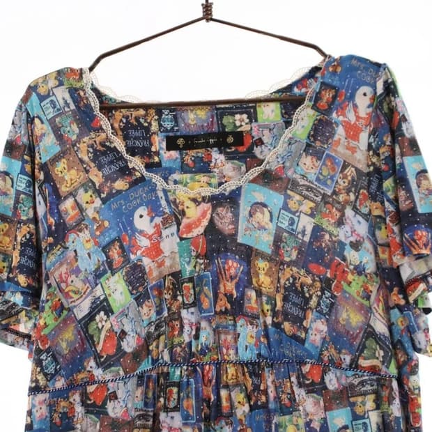 일본 빈티지 레이스 원피스