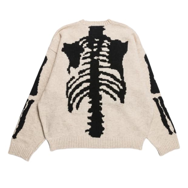 Kapital 캐피탈 본 크루넥 스웨터 1사이즈