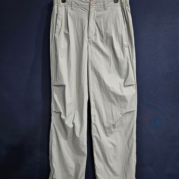 내셔널지오그래픽 라이트베이지 남성 허리 30 바스락 와이드팬츠 