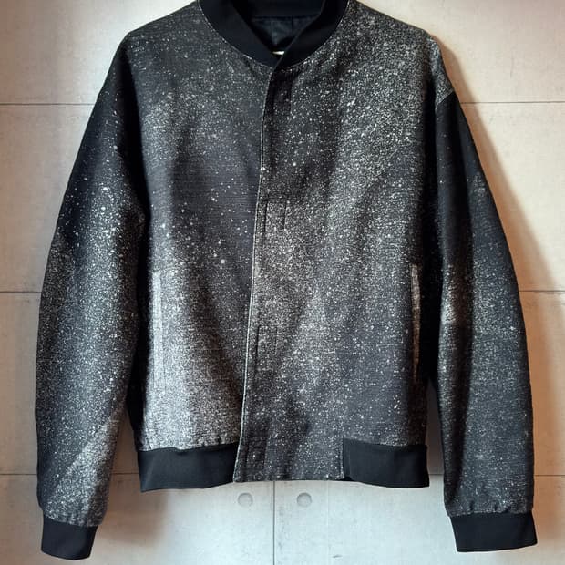 Balenciaga 페인트 스플래터 재킷