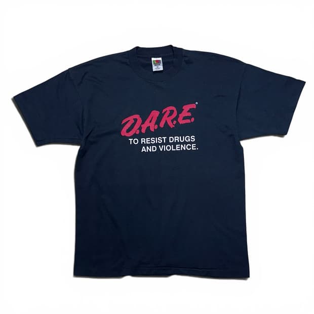 90s 빈티지 D.A.R.E 티셔츠