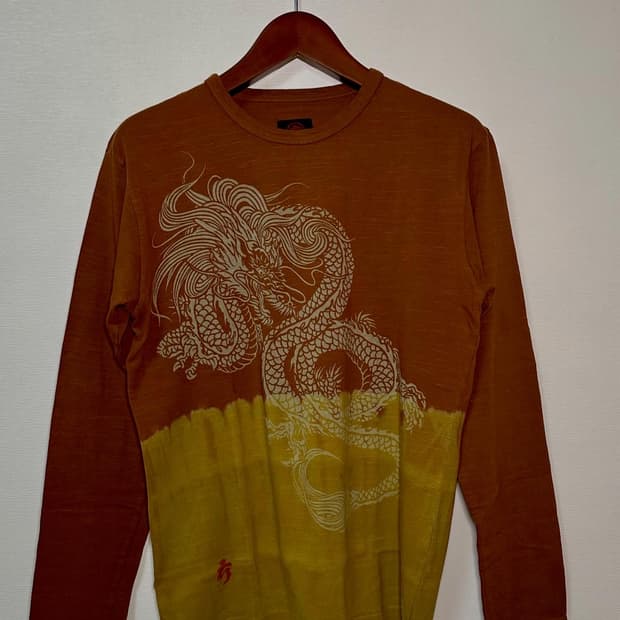 오스티아 재팬 코로모/ 황토색 용 롱슬리브 (새상품)