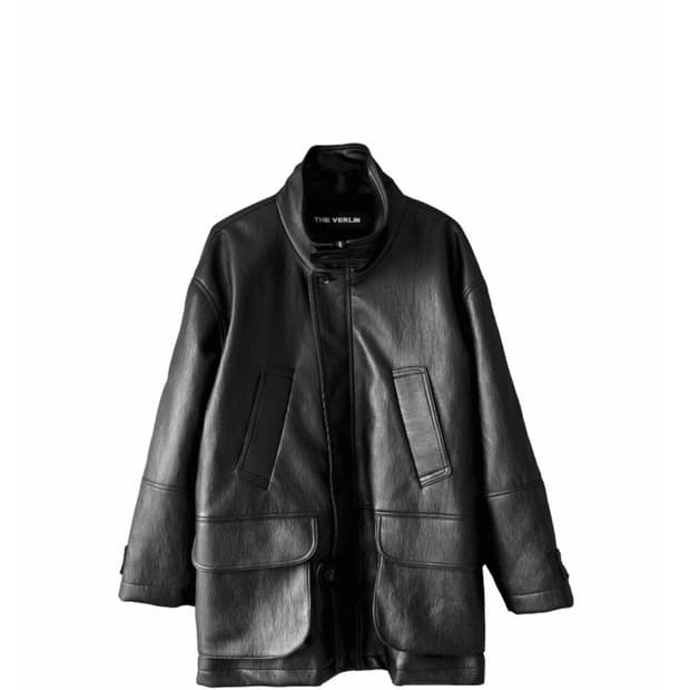 더베를린 레더하프코트