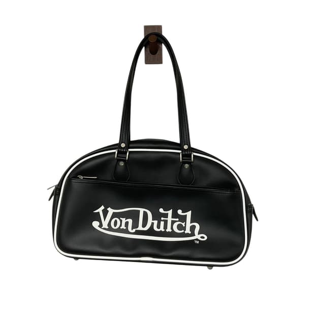 본더치 레더 블랙 숄더