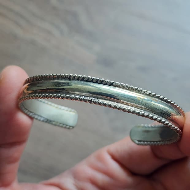 네이티브아메리칸 나바호 뱅글 60silver